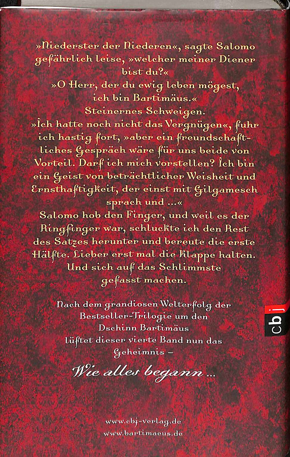 der-ring-des-salomo-backcover Rueckseite des Buches Bartimaeus Der RIng des Salomo