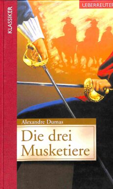 Vorderseite des Buches die drei Musketiere